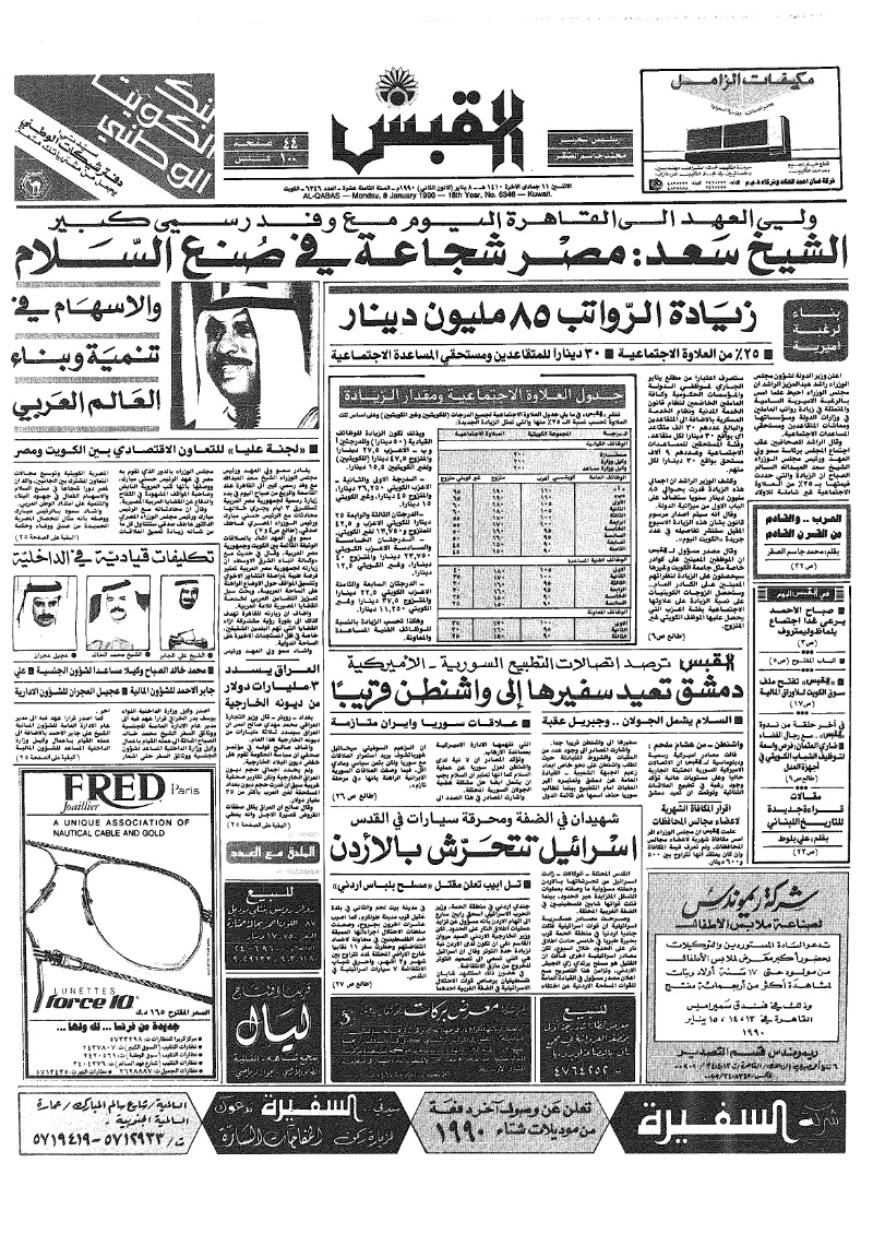 (القبس | 6346 | 1990-01-08)