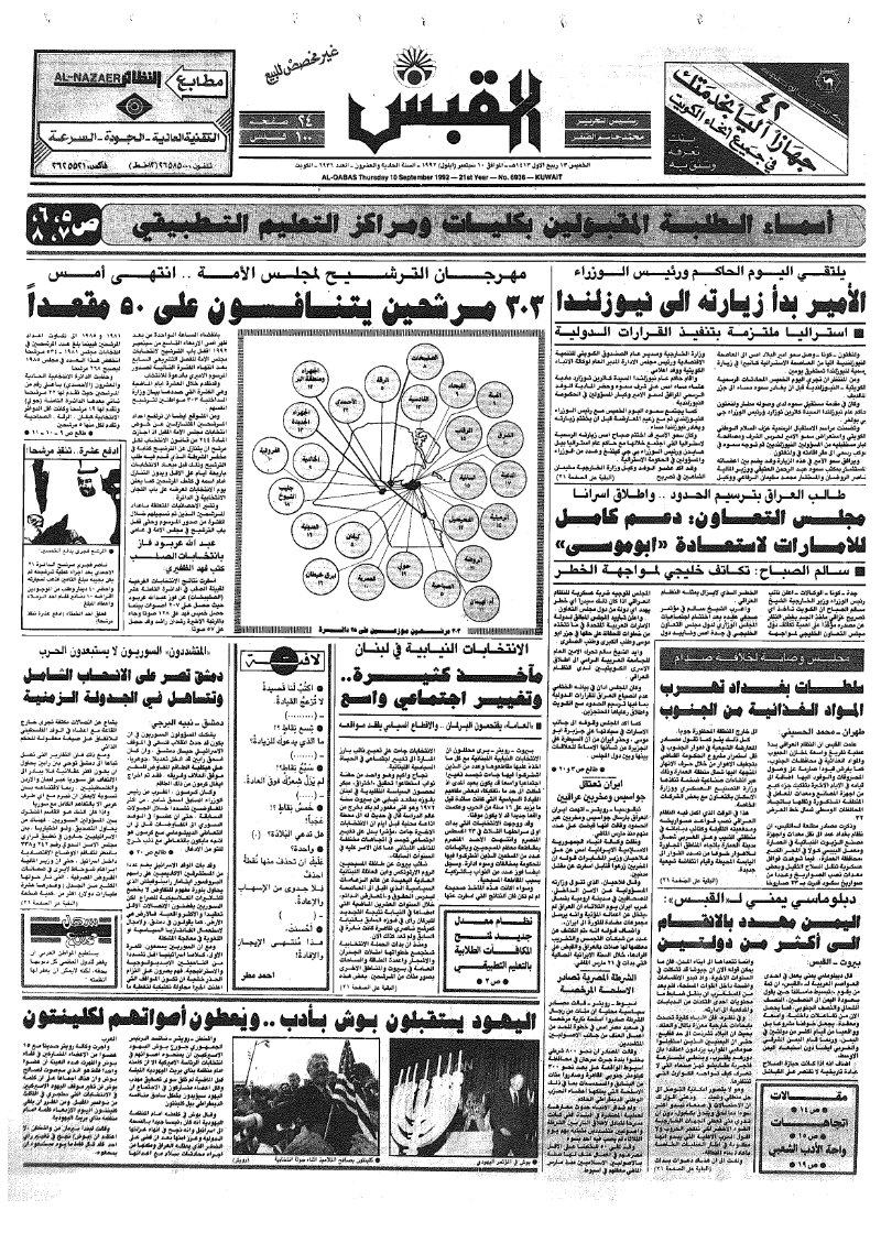 (القبس | 6936 | 1992-09-10)