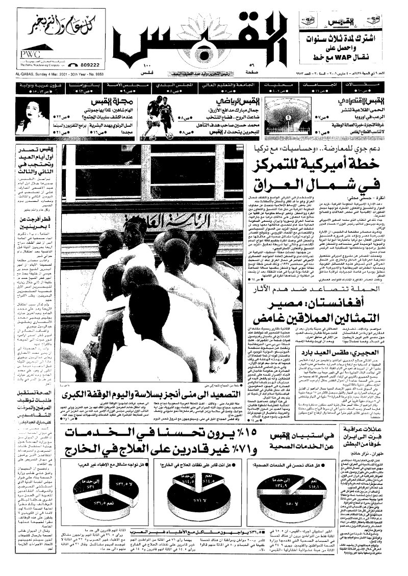 (القبس | 9953 | 2001-03-04)